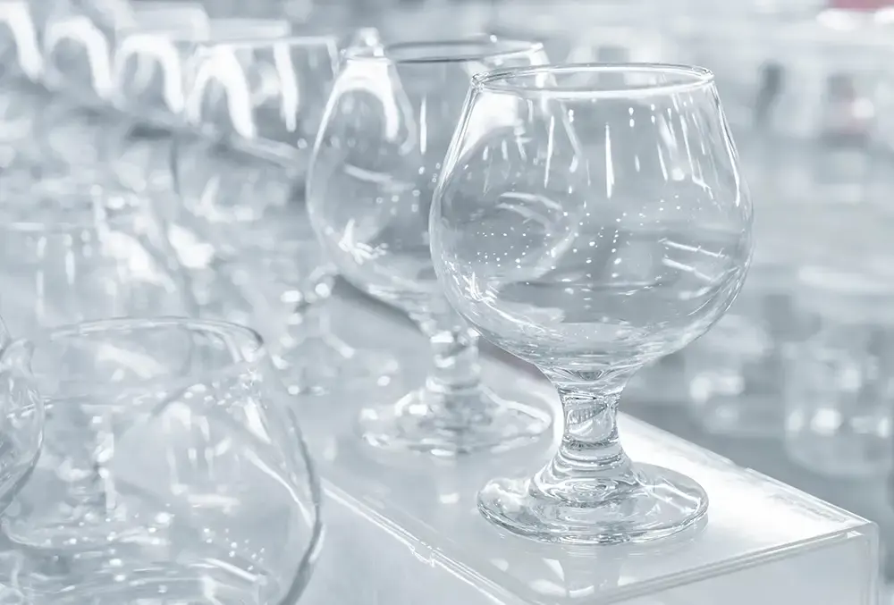 nydiskade glas på rad